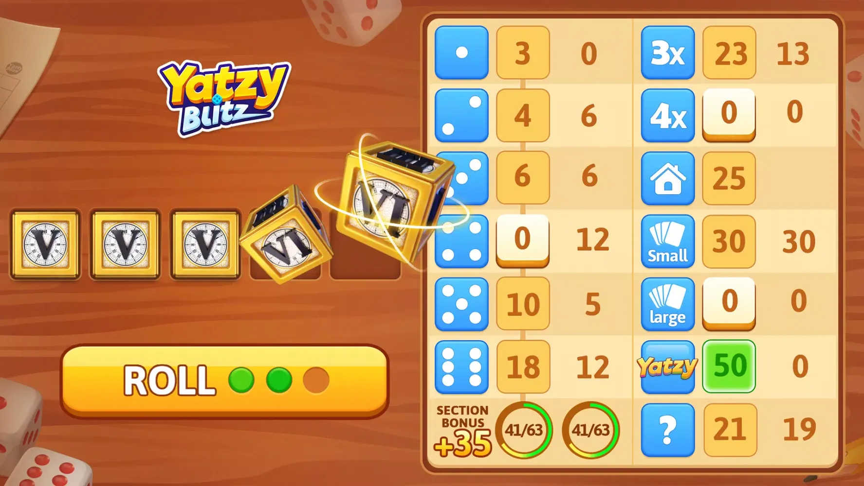 Yatzy Blitz Screenshots