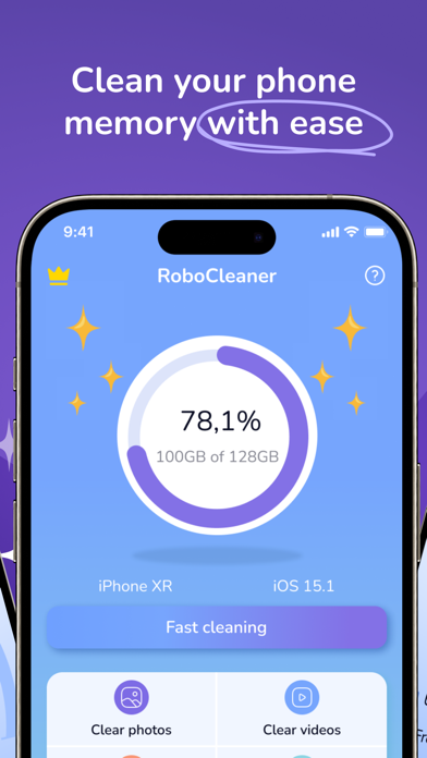 Captures d'écran de AI Phone Cleaner - Robo Clean