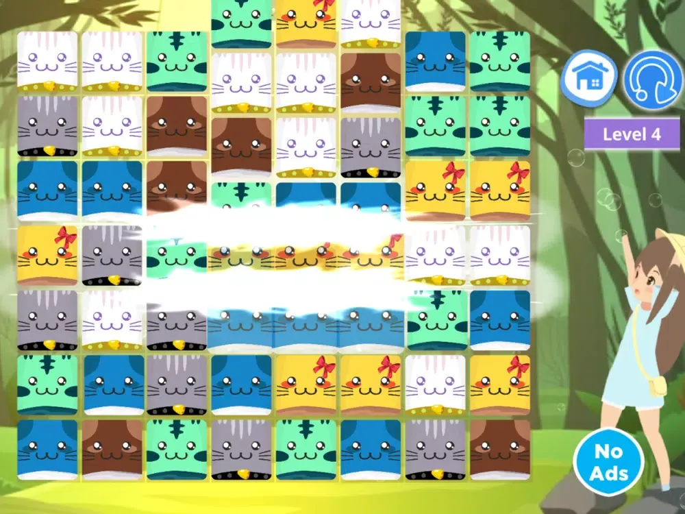 Capturas de pantalla de Merge Animals - Match 3 iPad 