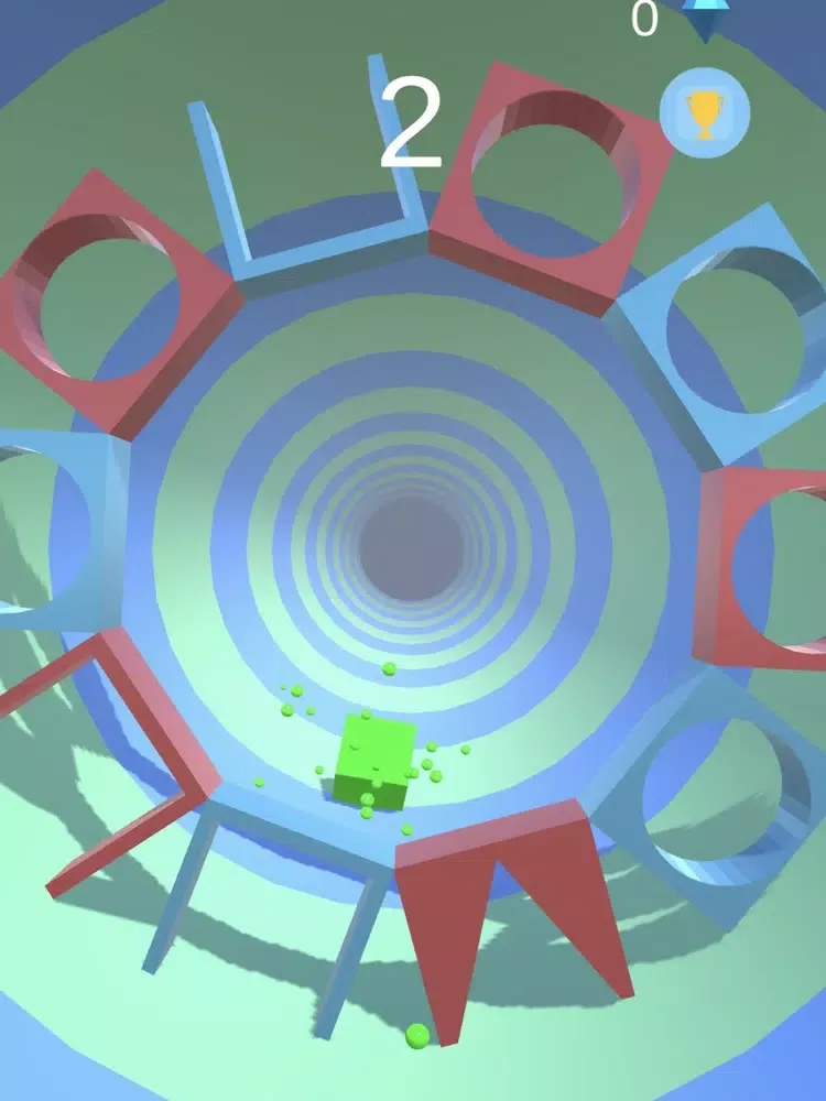 Tangkapan skrin Tunnel Vortex iPad 