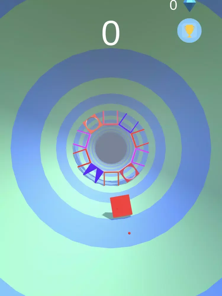 Tangkapan skrin Tunnel Vortex iPad 