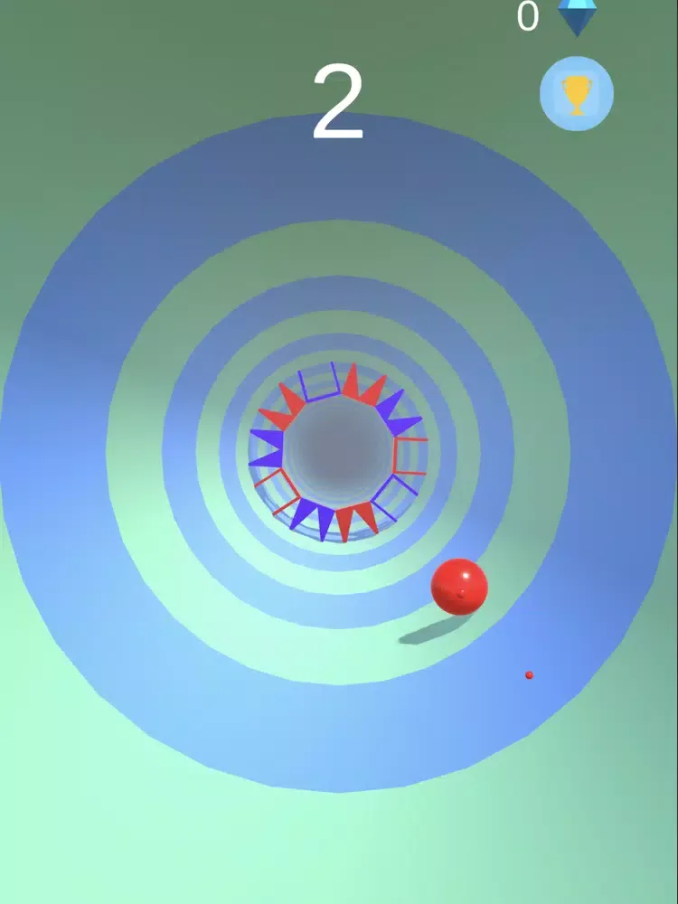 Tangkapan skrin Tunnel Vortex iPad 
