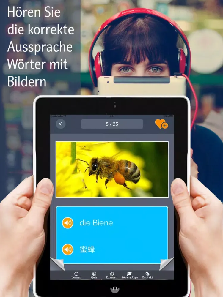 Zrzuty ekranu Learn Chinese and German Vocabulary - Free iPad 