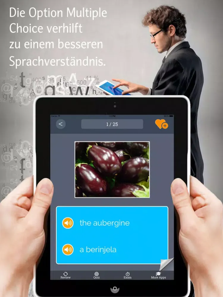 Zrzuty ekranu Learn Chinese and German Vocabulary - Free iPad 