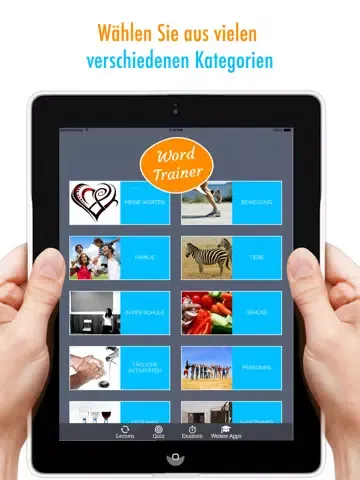 Capturas de tela do Learn German and French: Memorize Words - Free iPad 