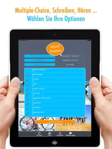 Capturas de tela do Learn German and French: Memorize Words - Free iPad 