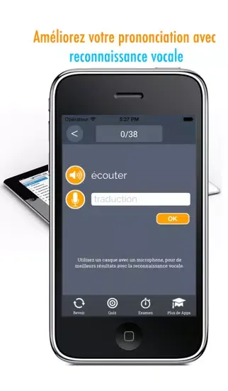 Captures d'écran de Learn French Vocabulary: Practice orthography and pronunciation - Gratis