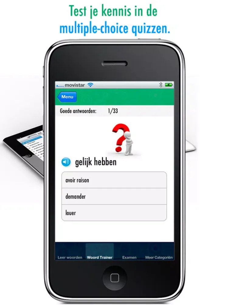 Скриншоты Zakelijke Franse Woorden Leren: Verbeter je Franse uitspraak en woordenschat - Gratis iPad 