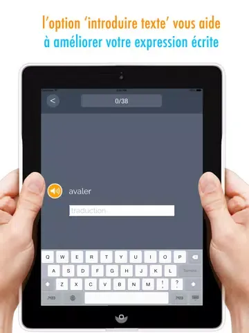 Ảnh chụp màn hình của Learn Portuguese and French: Memorize Words - Free iPad 