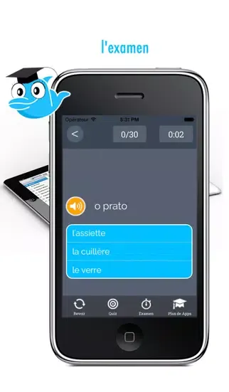 Ảnh chụp màn hình của Learn Portuguese and French: Memorize Words - Free
