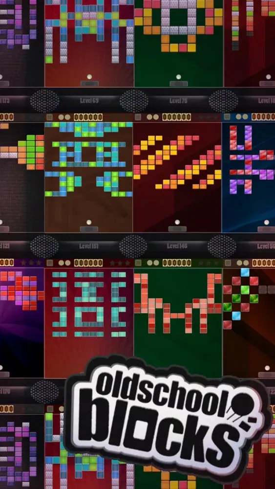 Oldschool Blocks Brick Breaker Screenshots