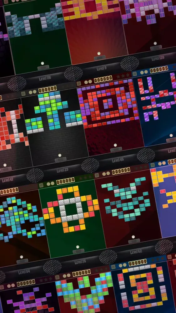 Oldschool Blocks Brick Breaker Screenshots