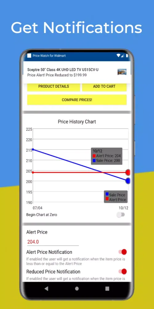 Captures d'écran de Barcode Scanner - Price Check