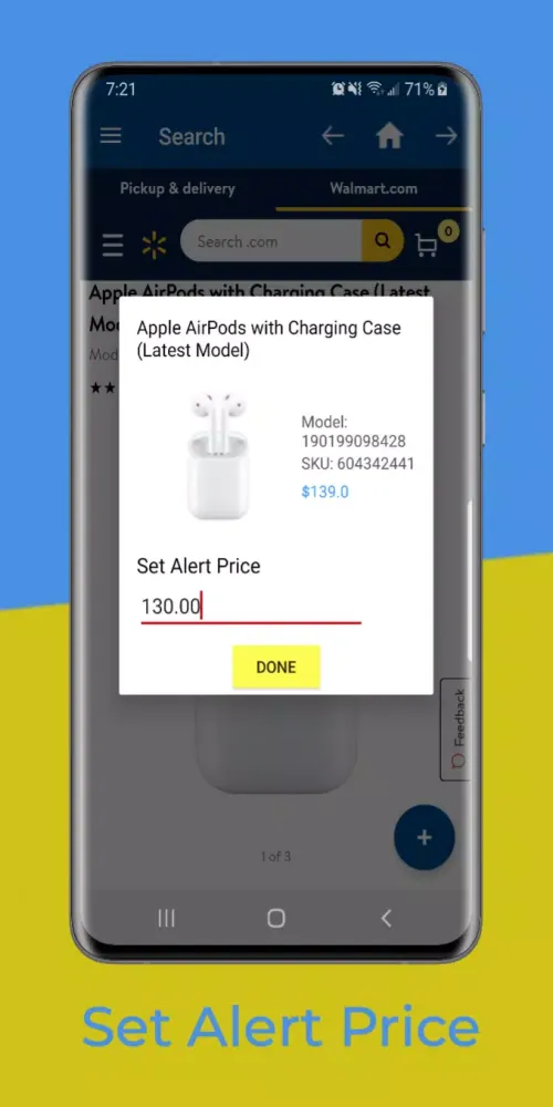 Captures d'écran de Barcode Scanner - Price Check