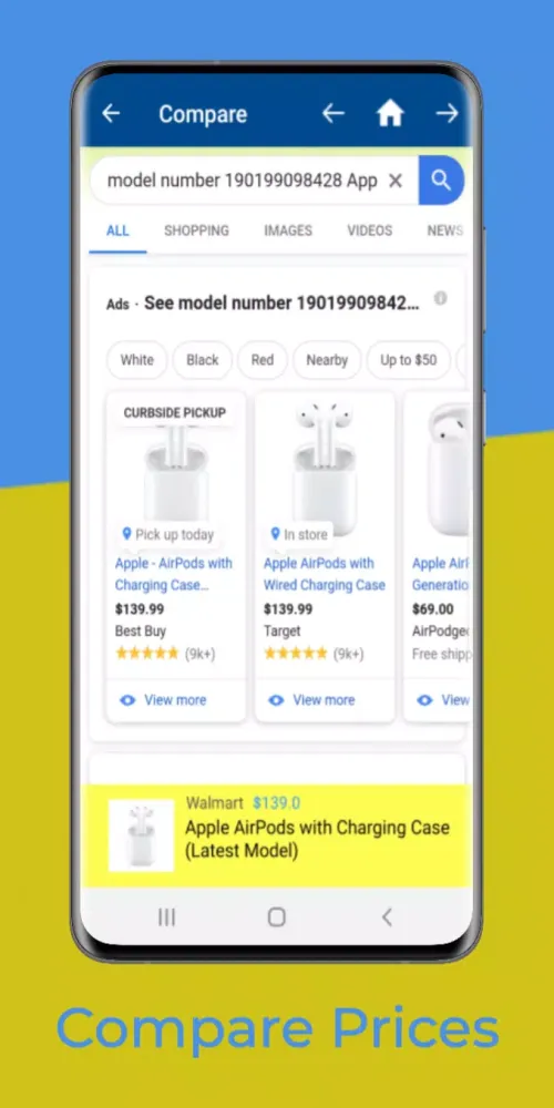 Captures d'écran de Barcode Scanner - Price Check