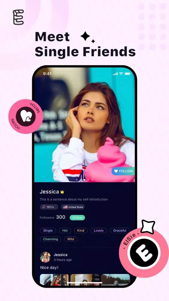 Ảnh chụp màn hình của Random Video Chat - Elsie Live