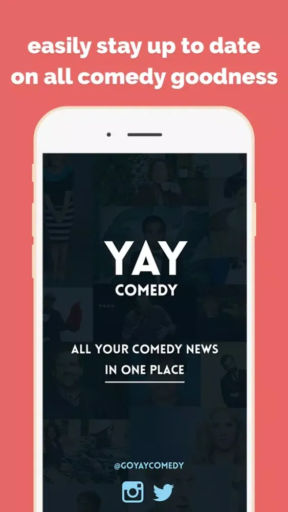 Скриншоты YAY Comedy News - All your comedy news in one place