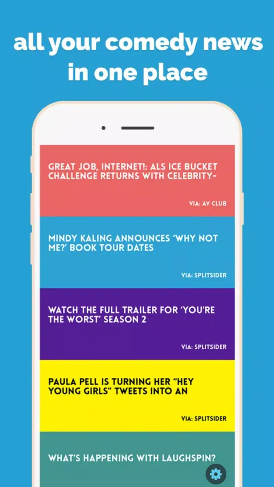 Скриншоты YAY Comedy News - All your comedy news in one place