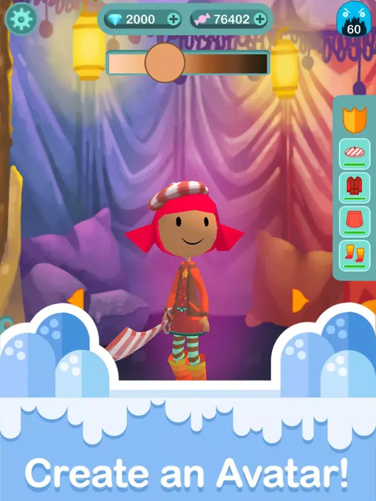 Capturas de tela do Candy Cave iPad 