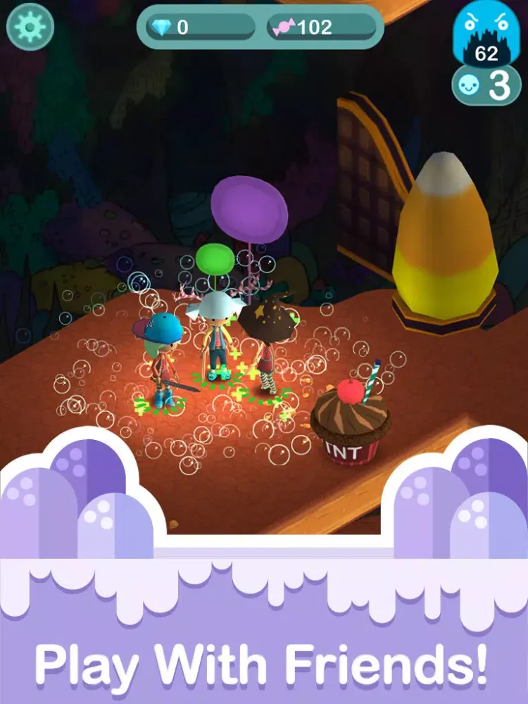 Capturas de tela do Candy Cave iPad 