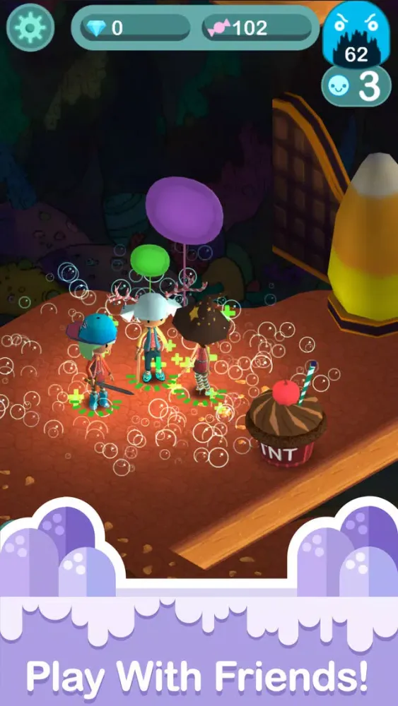 Capturas de tela do Candy Cave