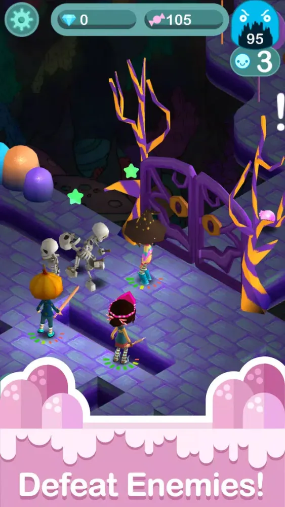 Capturas de tela do Candy Cave