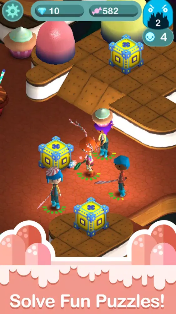 Capturas de tela do Candy Cave