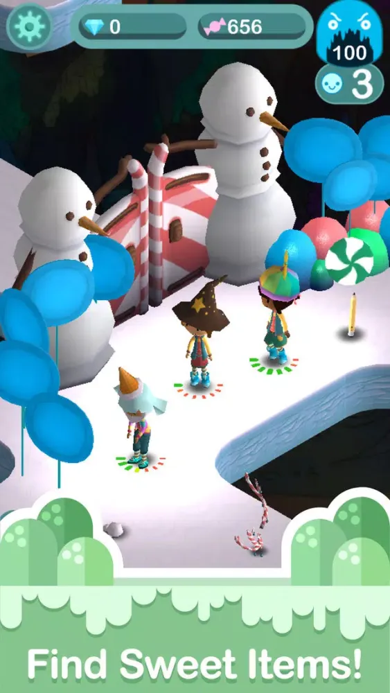 Capturas de tela do Candy Cave