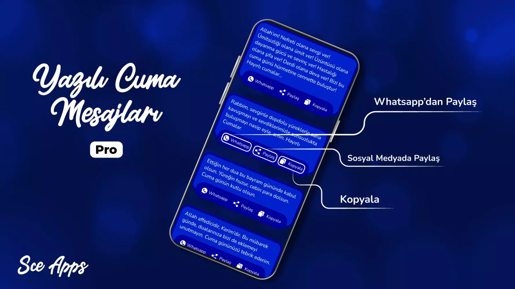Ảnh chụp màn hình của Yazılı Cuma Mesajları Pro