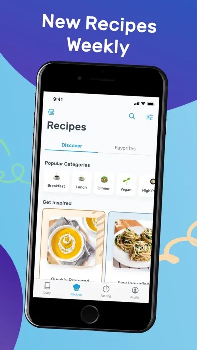 YAZIO Calorie Counter & Diet Ekran Görüntüleri