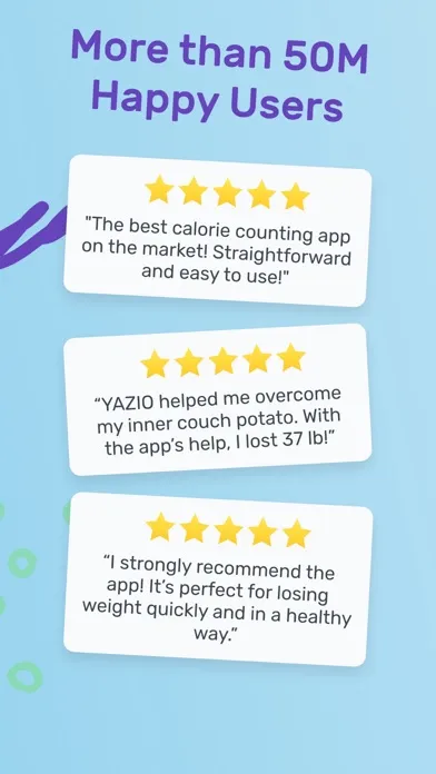 YAZIO Calorie Counter & Diet Ekran Görüntüleri