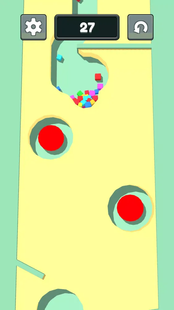 Sand Balls Falling スクリーンショット