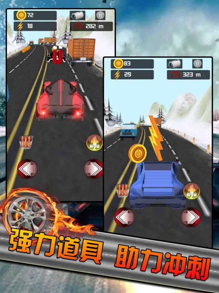 Capturas de pantalla de Wild Racing Car-road drift iPad 