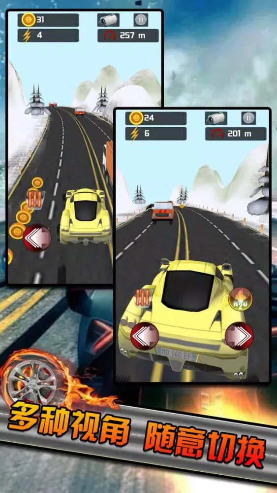 Capturas de pantalla de Wild Racing Car-road drift