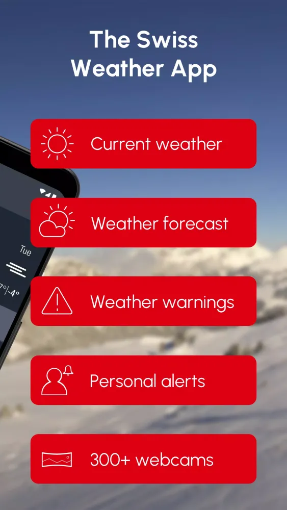 صور Weather Alarm - Swiss Meteo