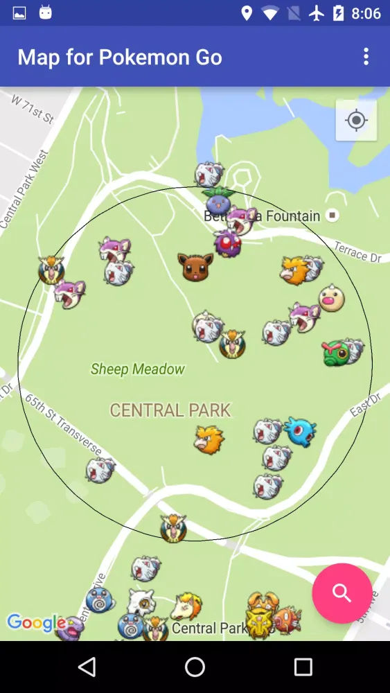 Capturas de pantalla de Map for Pokemon Go