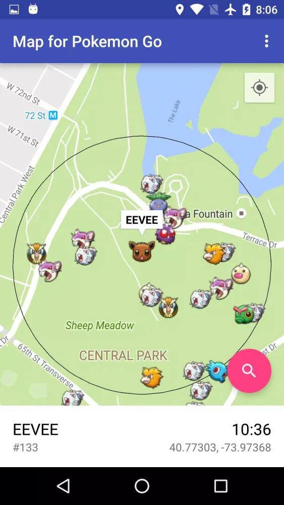 Capturas de pantalla de Map for Pokemon Go