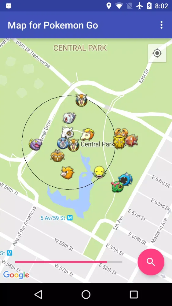 Capturas de pantalla de Map for Pokemon Go