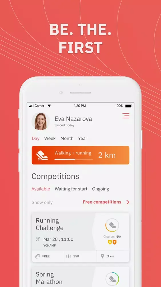 Capturas de tela do Ychamp: walk and earn rewards