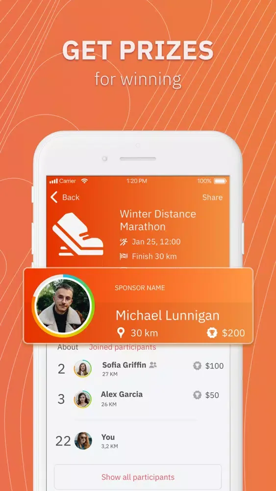 Capturas de tela do Ychamp: walk and earn rewards