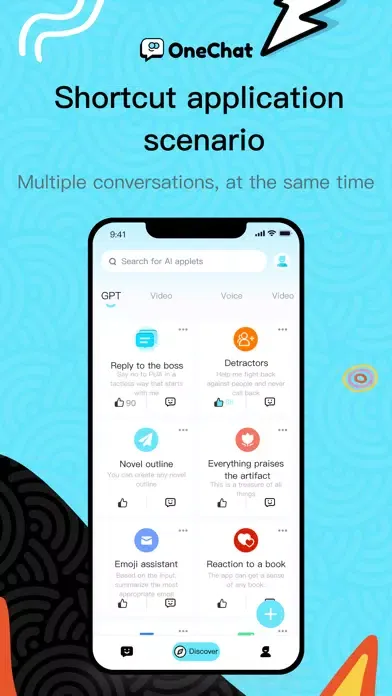 OneChat-AI Chat,Writer,Drawing Screenshots