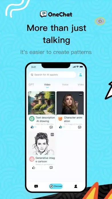 OneChat-AI Chat,Writer,Drawing Screenshots