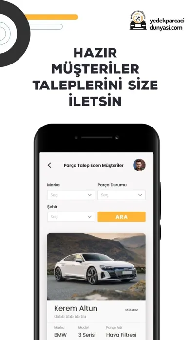 Capturas de tela do Yedek Parçacı Dünyası Bayi