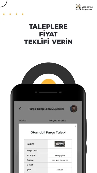 Capturas de tela do Yedek Parçacı Dünyası Bayi