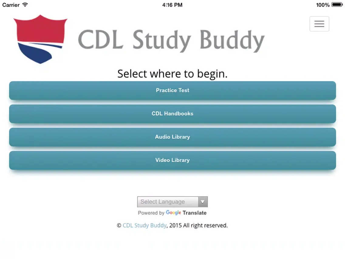 Capturas de tela do CDL Study Buddy iPad 