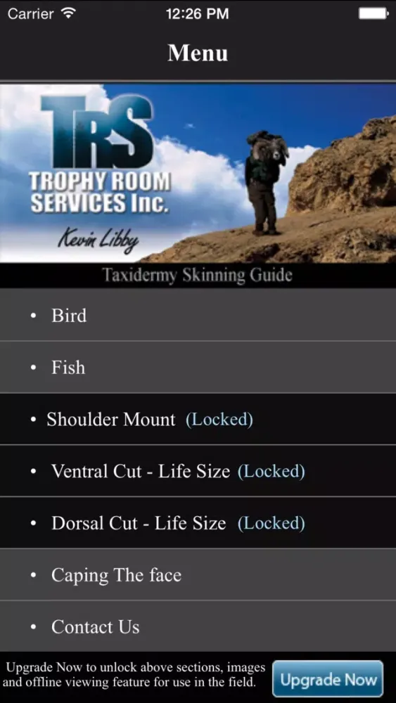 Taxidermy Skinning Guide FREE স্ক্রিনশট
