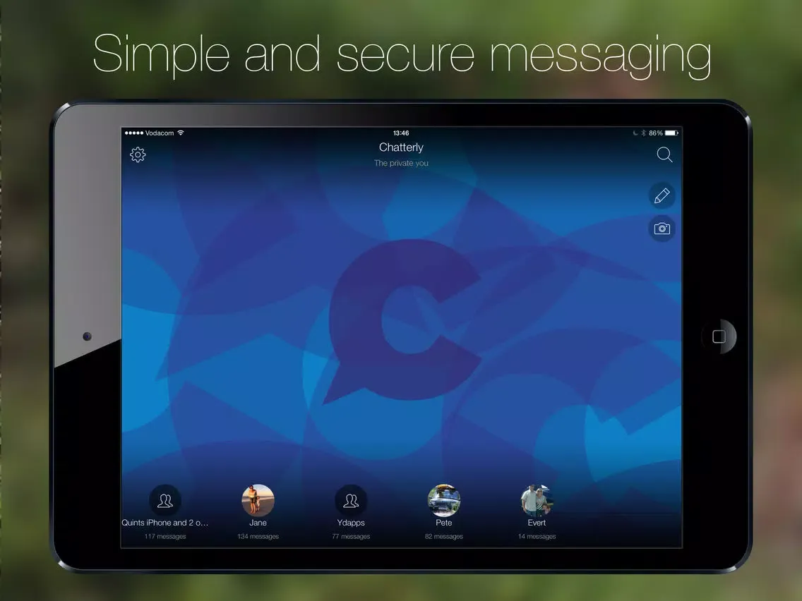 Chatterly iPad  Screenshots