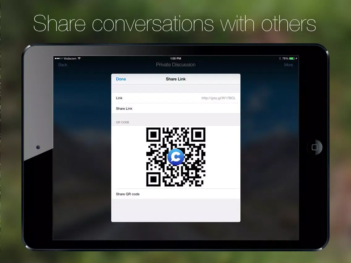 Chatterly iPad  Screenshots