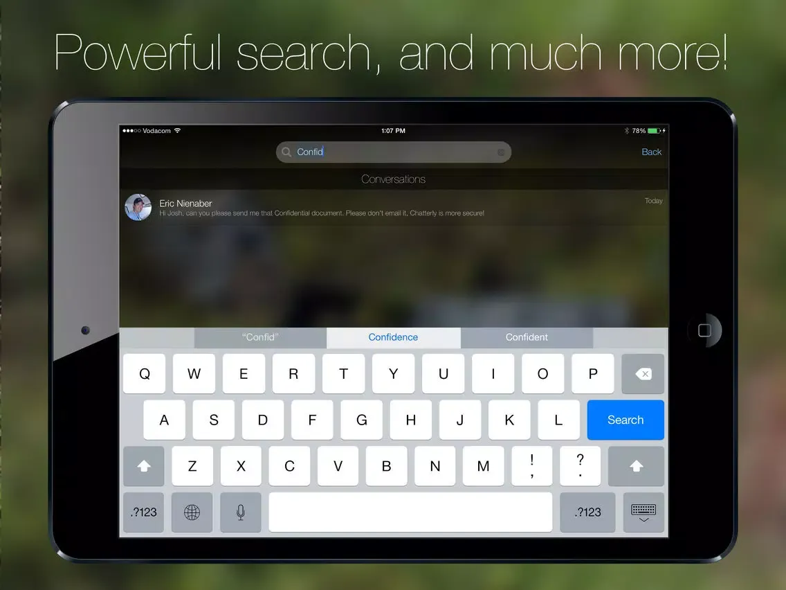 Chatterly iPad  Screenshots