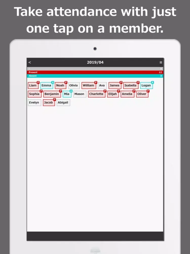 Скриншоты Pon-Pon Attendance iPad 